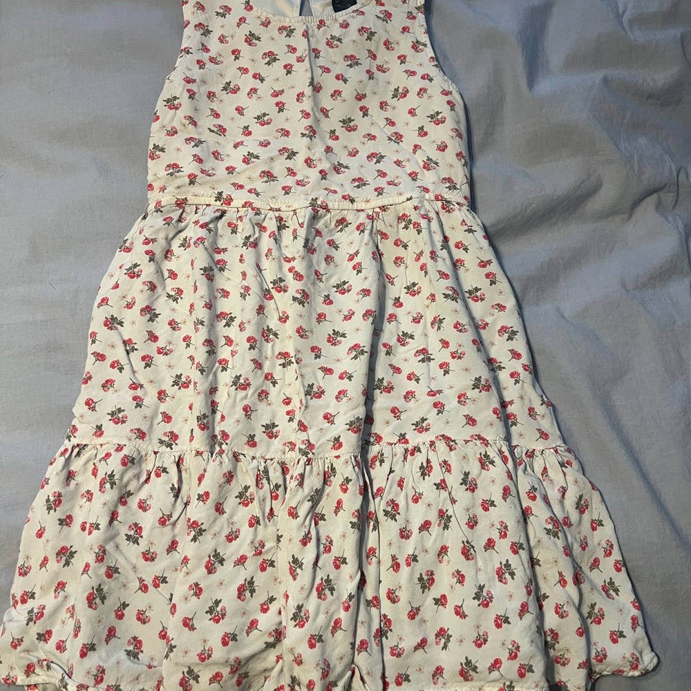 Floral Sleeveless Kids Dress